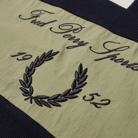 Fred Perry Embroidered Panel Rugby Polo Shirt ASO True Beauty Lee Su-Ho - Picture 5 of 12